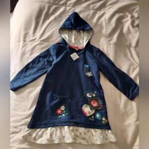 NWT THE CHILDRENS PLACE Girl 24 M Hooded Dress TCP